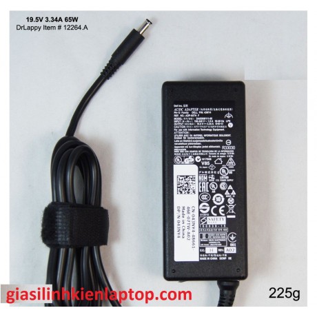 Sạc laptop Dell 19.5V - 3.34A 65W chân kim nhỏ