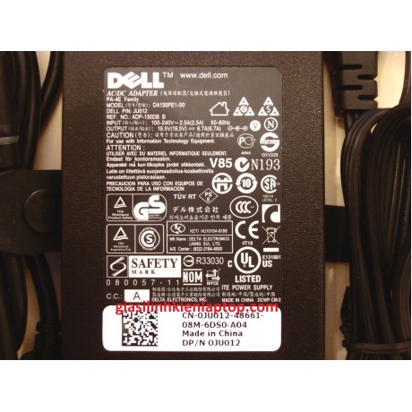 Sạc laptop Dell 19.5V-6.7A 130W chân kim nhỏ