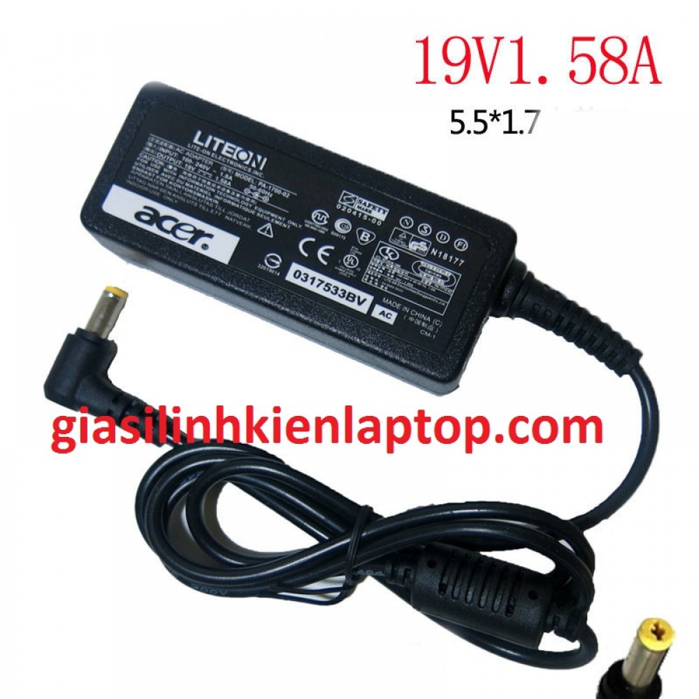 Sạc laptop Acer 19.5V-1.58A