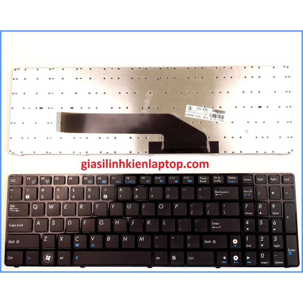 Bàn phím Laptop Asus K51 K51A K51E series