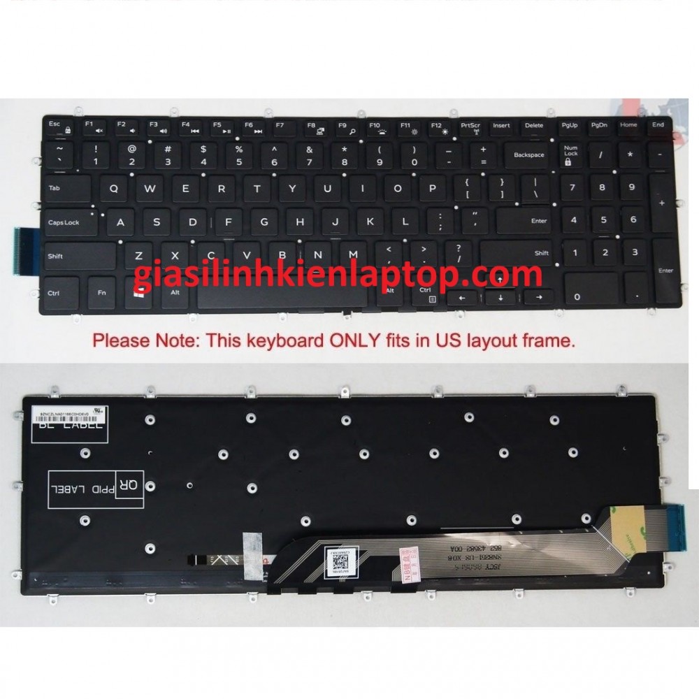 Bàn phím laptop Dell G3 3579