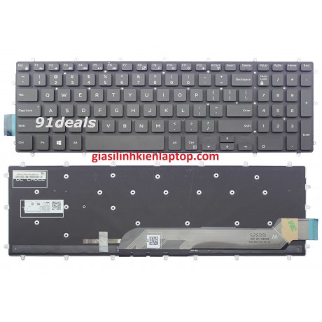 Bàn phím laptop Dell Inspiron 15 7000 7566