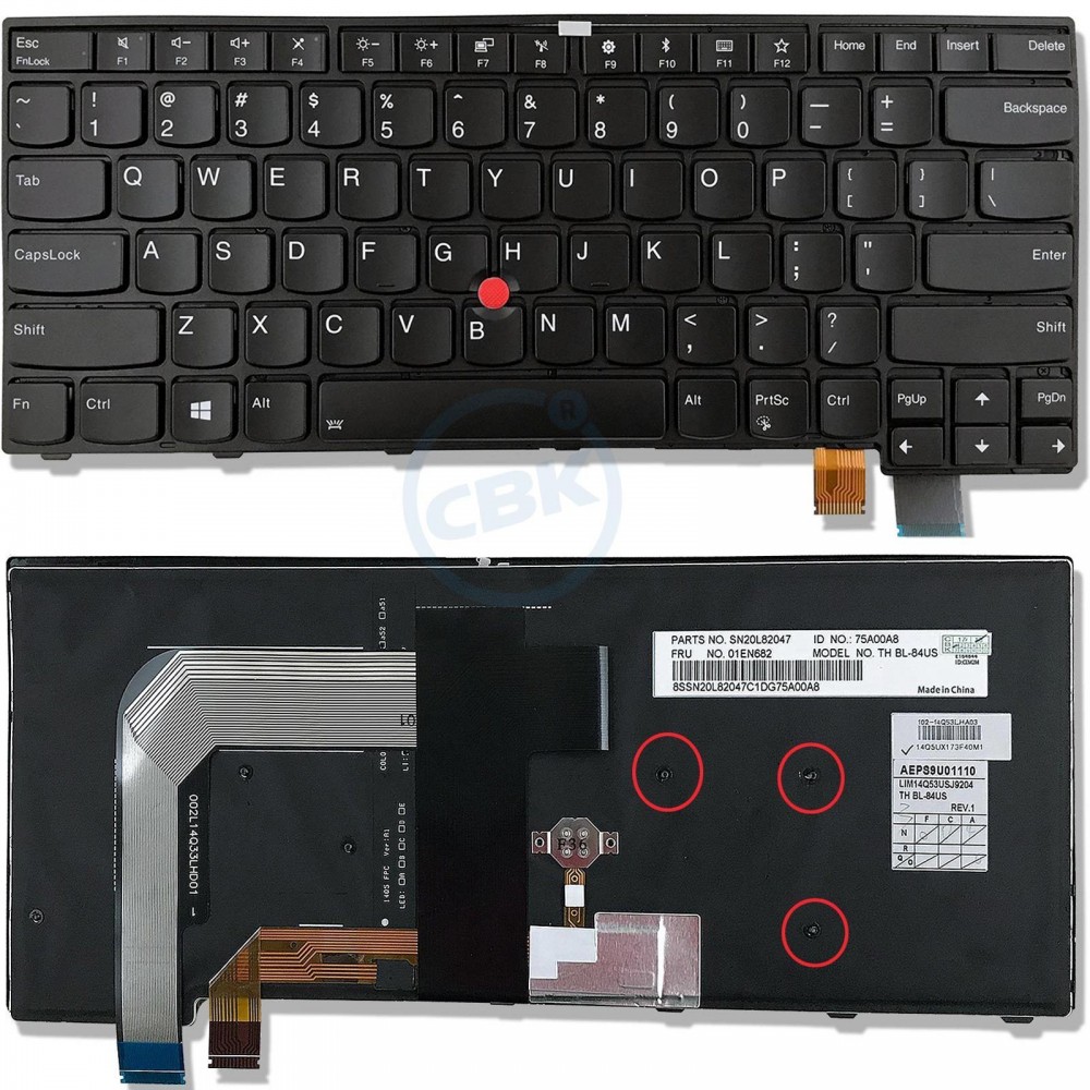 Bàn phím laptop Lenovo thinkpad T460s