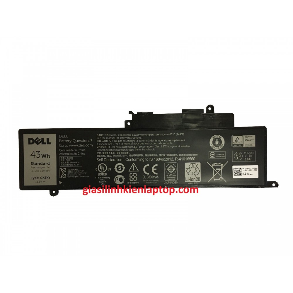 Pin laptop Dell Inspiron 7568 15-7568 ZIN