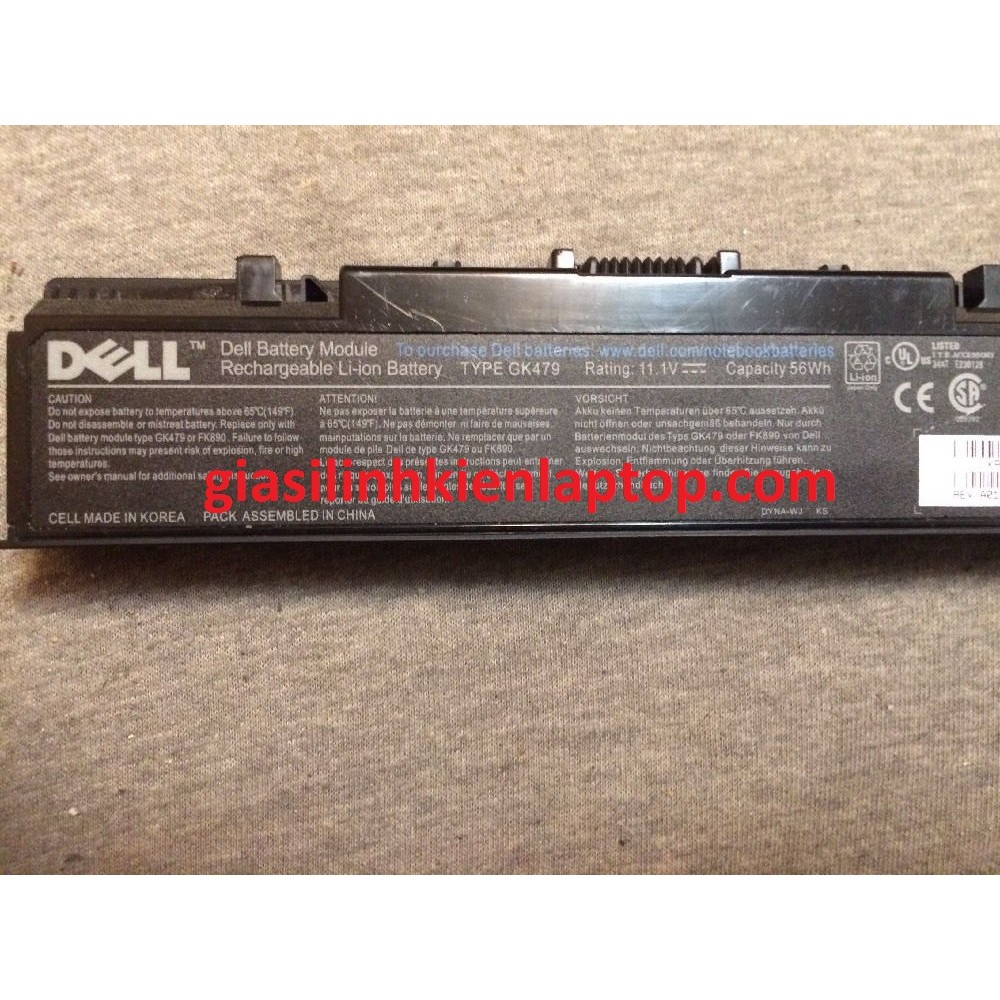 Pin laptop Dell vostro 1500