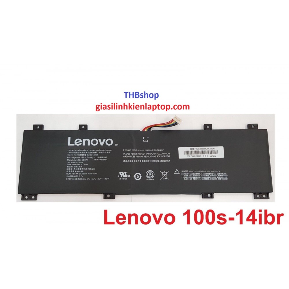 Pin Lenovo ideapad 100s-14IBR Zin