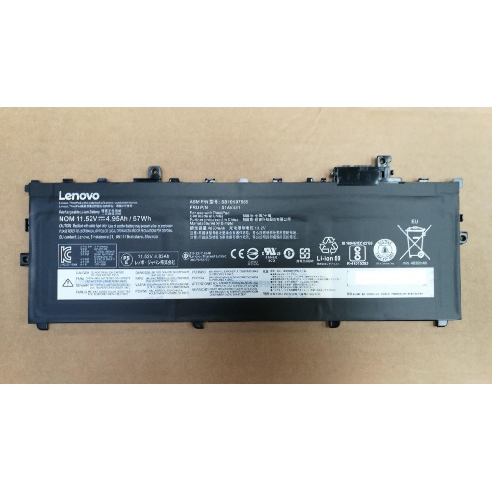 Pin laptop Lenovo Thinkpad X1 carbon gen 5 (2017)