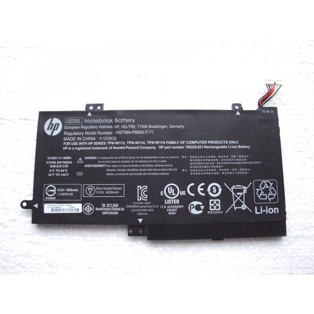 Pin laptop HP x360 330 G1 LE03XL