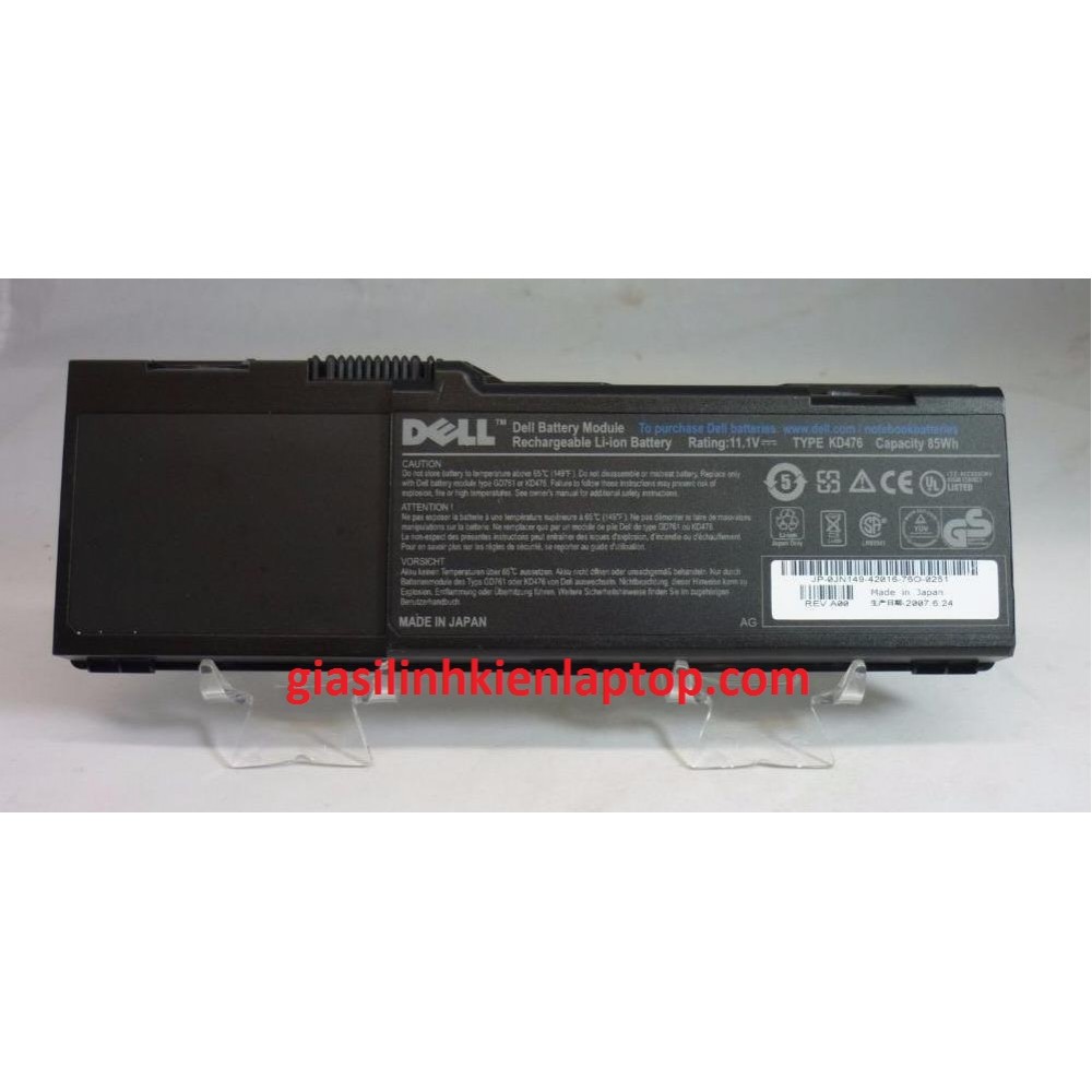 Pin laptop Dell vostro 1000