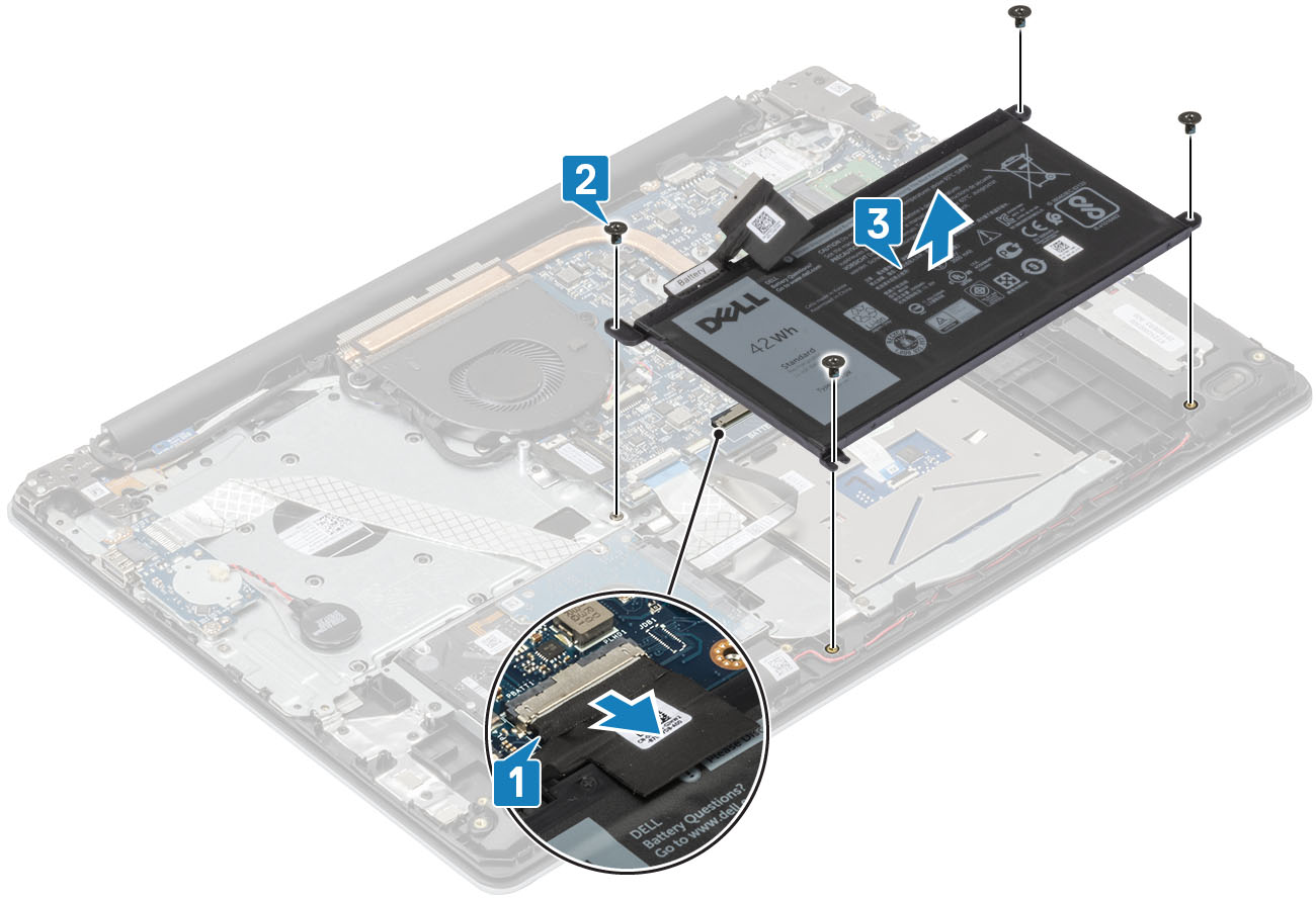 thay pin dell vostro 3590