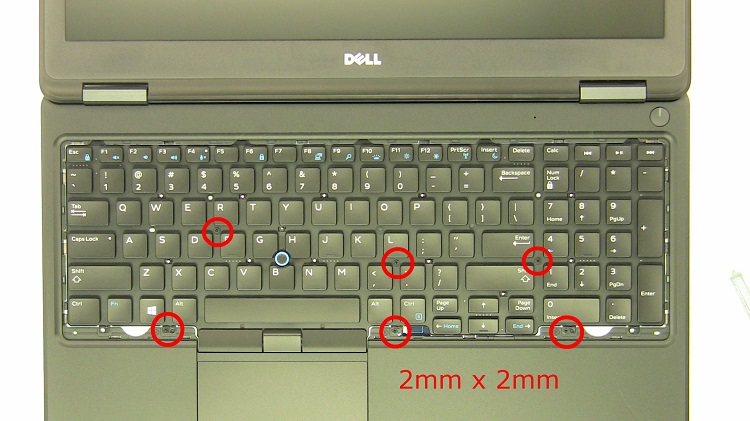 thay bàn phím dell latitude e5570