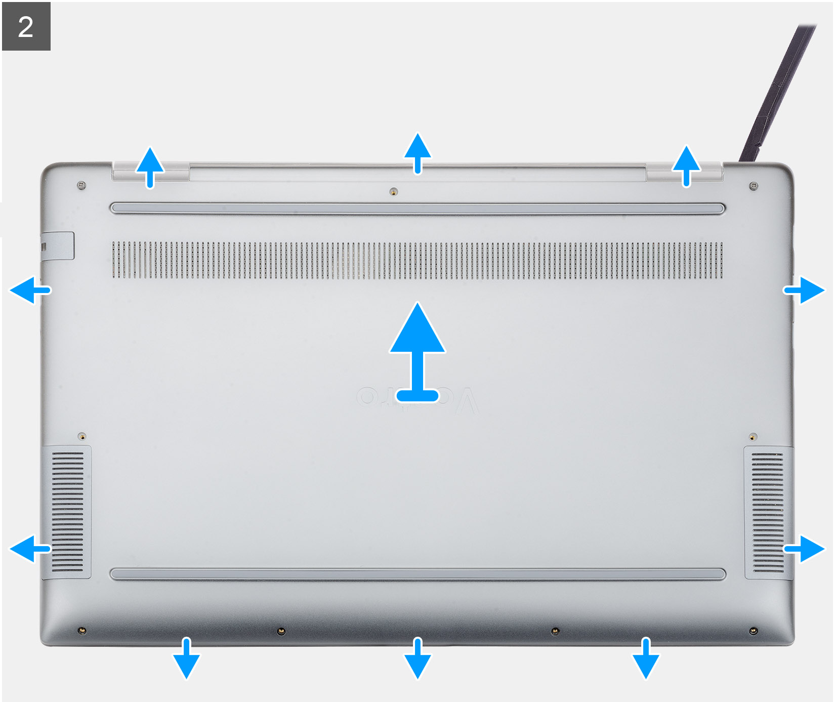 cạy mặt lưng dell vostro 5590