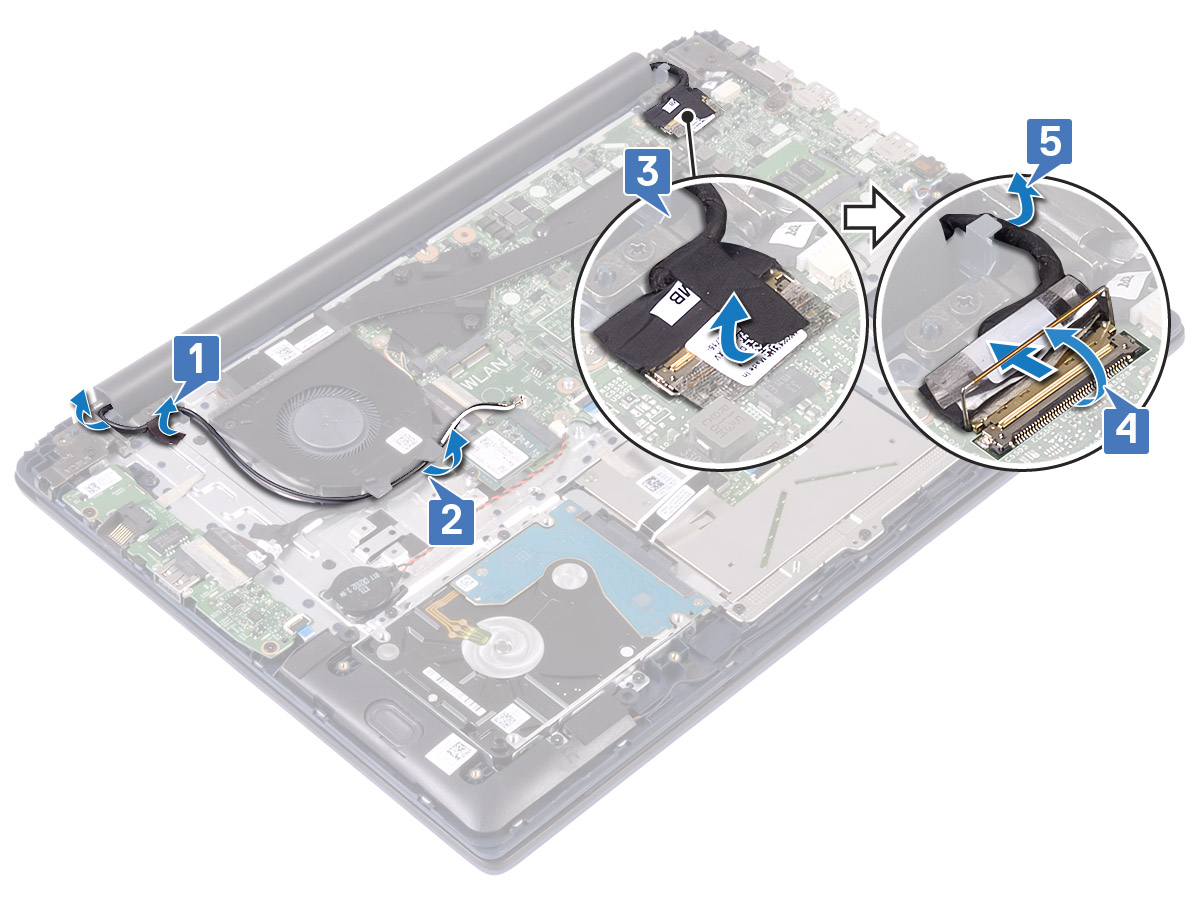 tháo cụm màn dell vostro 5581