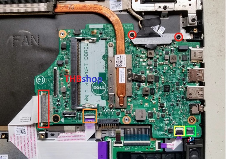 tháo mainboard dell inspiron 7359